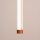 LED Pendelleuchte dimmbar Push-DIM Ockerrot 3000K Ø3 cm