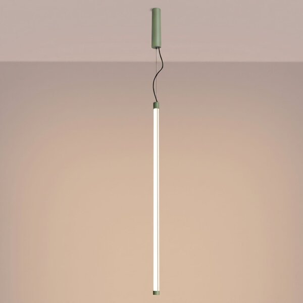LED Pendelleuchte dimmbar Push-DIM Salbei 3000K Ø3 cm