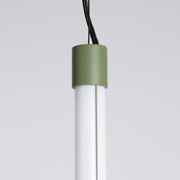 LED Pendelleuchte dimmbar Push-DIM Salbei 3000K Ø3 cm