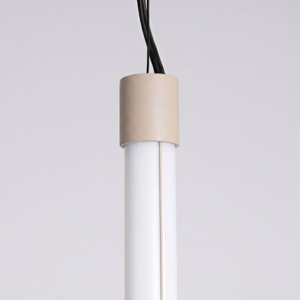 LED Pendelleuchte dimmbar Push-DIM Taupe 4000K Ø3 cm