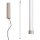 LED Pendelleuchte dimmbar Push-DIM Taupe 4000K Ø3 cm