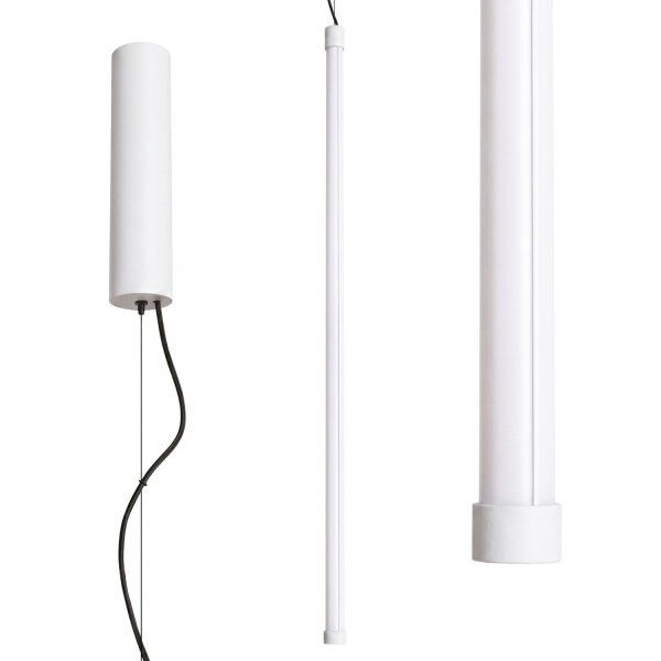 LED Pendelleuchte dimmbar Push-DIM Weiß 4000K Ø3 cm