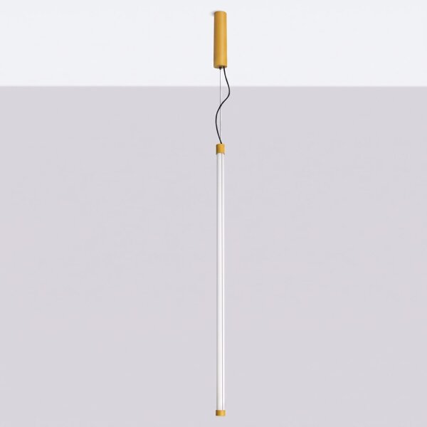 LED Hängelampe dimmbar Push-DIM Gelb 4000K Ø3 cm Modern