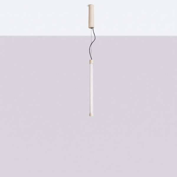 LED Hängelampe dimmbar Push-DIM Beige 3000K B:3 cm