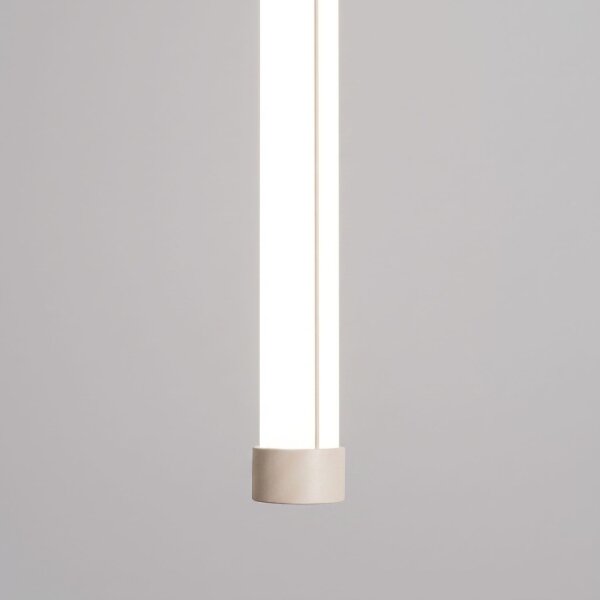 LED Hängelampe dimmbar Push-DIM Beige 3000K B:3 cm