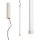 LED Hängelampe dimmbar Push-DIM Beige 3000K B:3 cm