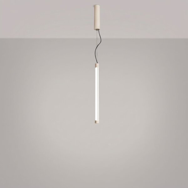 LED Pendelleuchte dimmbar Push-DIM Beige 4000K B:3 cm
