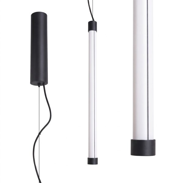 LED Pendelleuchte dimmbar Push-DIM Schwarz 3000K B:3 cm
