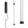 LED Pendelleuchte dimmbar Push-DIM Schwarz 3000K B:3 cm
