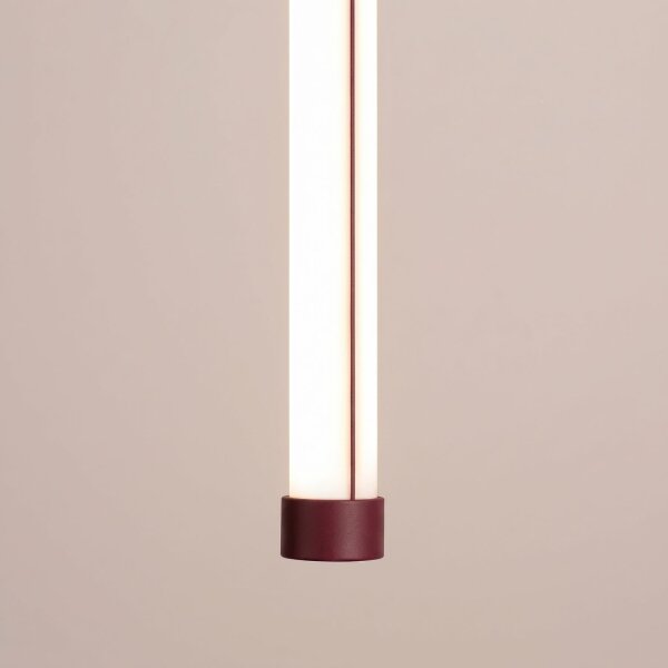 LED Pendelleuchte dimmbar Push-DIM Burgund 3000K B:3 cm