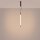 LED Pendelleuchte dimmbar Push-DIM Burgund 3000K B:3 cm