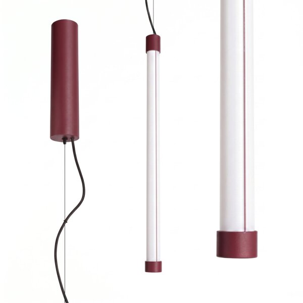LED Hängelampe dimmbar Push-DIM Burgund 4000K B:3 cm