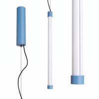 LED Hängelampe dimmbar Hellblau Stahl 3000K B:3 cm