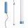 LED Hängelampe dimmbar Hellblau Stahl 3000K B:3 cm