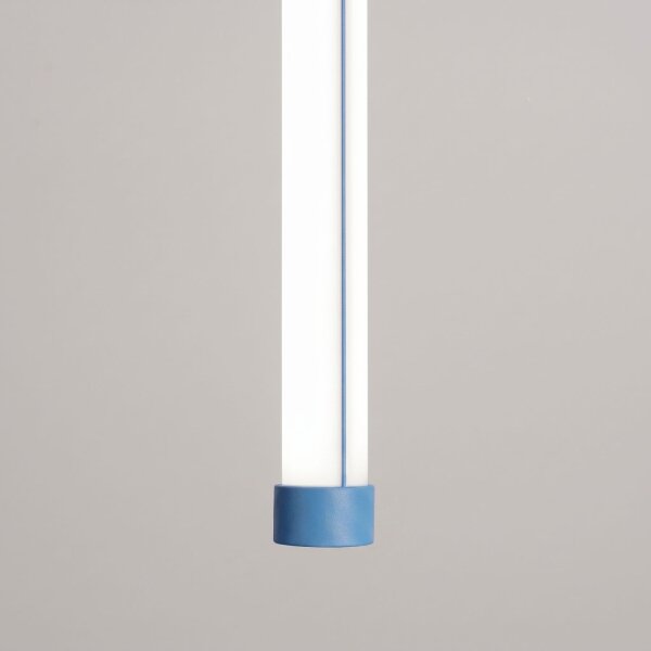 LED Pendelleuchte Hellblau Stahl dimmbar 4000K B:3 cm