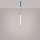 LED Pendelleuchte Hellblau Stahl dimmbar 4000K B:3 cm