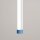 LED Pendelleuchte Hellblau Stahl dimmbar 4000K B:3 cm
