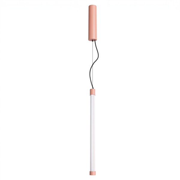LED Pendelleuchte dimmbar Stahl Pfirsich 3000K B:3 cm