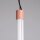 LED Pendelleuchte dimmbar Stahl Pfirsich 3000K B:3 cm
