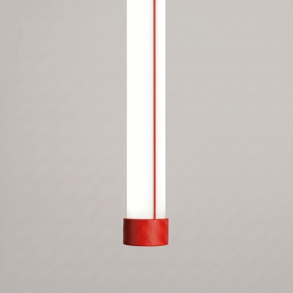 LED Pendelleuchte dimmbar Push-DIM Rot 3000K B:3 cm