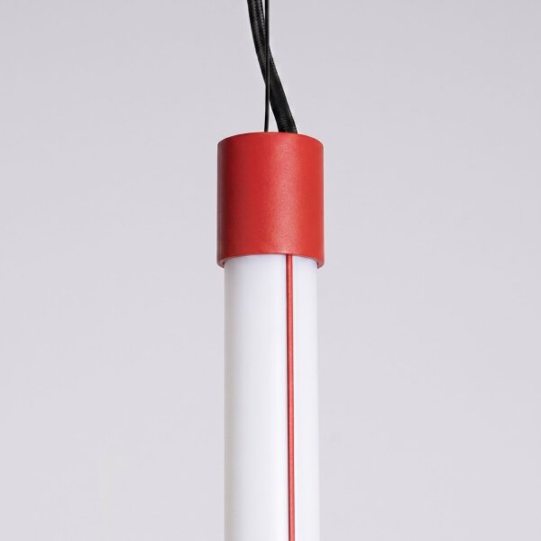 LED Pendelleuchte dimmbar Push-DIM Rot 3000K B:3 cm