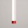 LED Hängelampe dimmbar Push-DIM Rot 4000K B:3 cm Modern