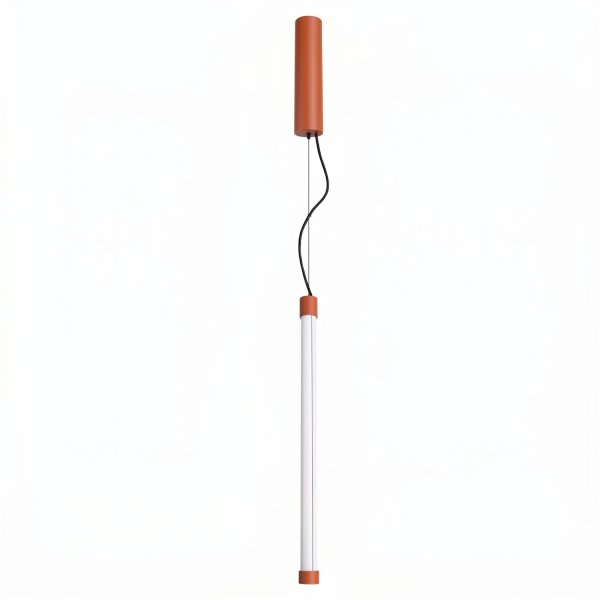 LED Hängelampe dimmbar Ockerrot Stahl 3000K B:3 cm