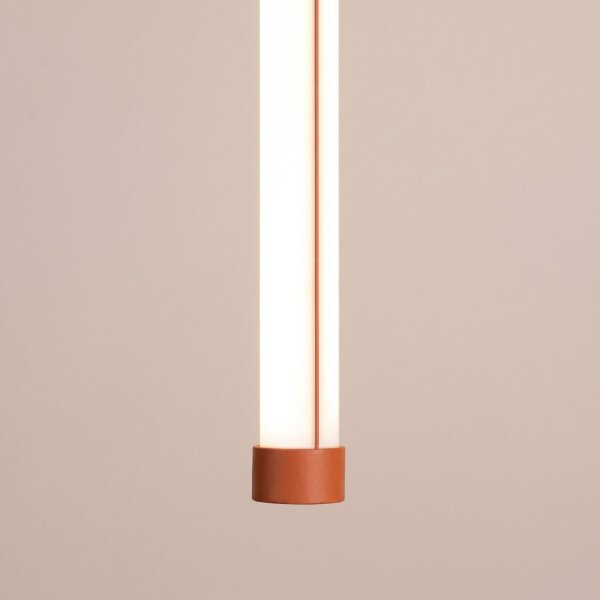 LED Hängelampe dimmbar Ockerrot Stahl 3000K B:3 cm