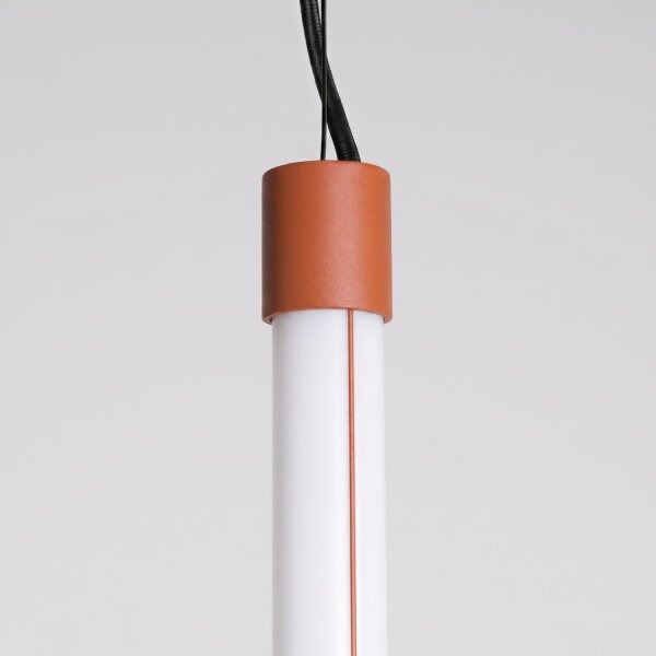 LED Pendelleuchte Modern dimmbar Ockerrot 4000K B:3 cm