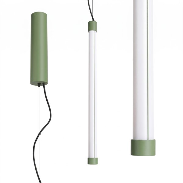 LED Pendelleuchte dimmbar Push-DIM Salbei 3000K B:3 cm