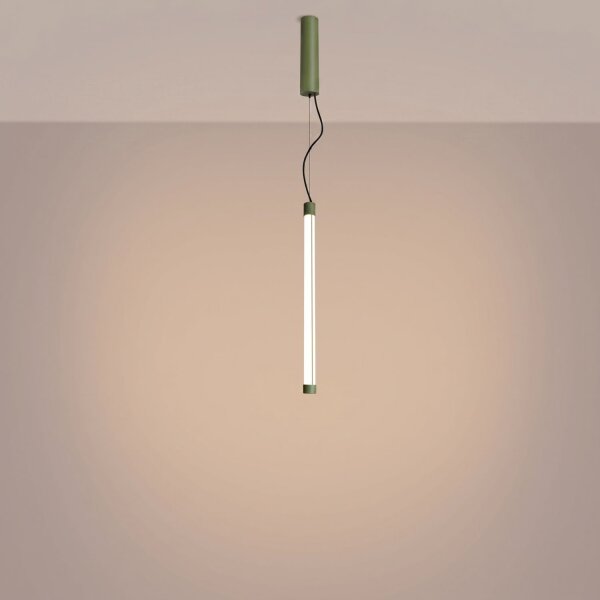 LED Pendelleuchte dimmbar Push-DIM Salbei 3000K B:3 cm
