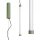 LED Pendelleuchte dimmbar Push-DIM Salbei 3000K B:3 cm