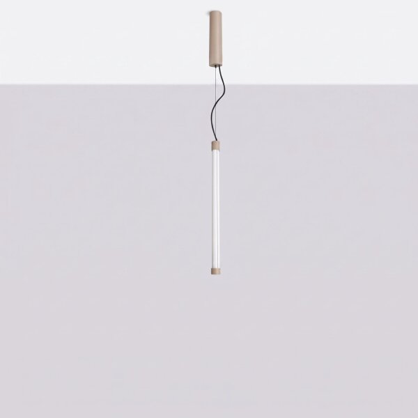 LED Hängelampe dimmbar Push-DIM Taupe 3000K B:3 cm