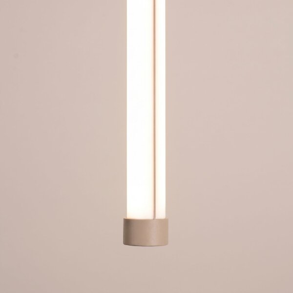 LED Hängelampe dimmbar Push-DIM Taupe 3000K B:3 cm