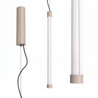 LED Hängelampe dimmbar Push-DIM Taupe 3000K B:3 cm