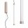 LED Hängelampe dimmbar Push-DIM Taupe 3000K B:3 cm