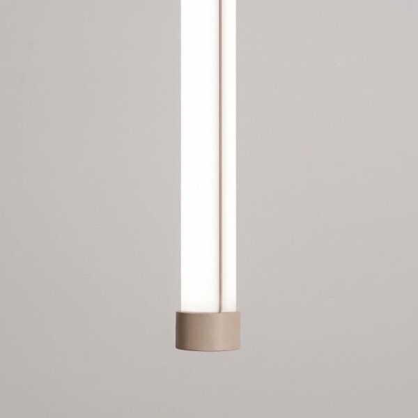 LED Pendelleuchte dimmbar Push-DIM Taupe 4000K B:3 cm