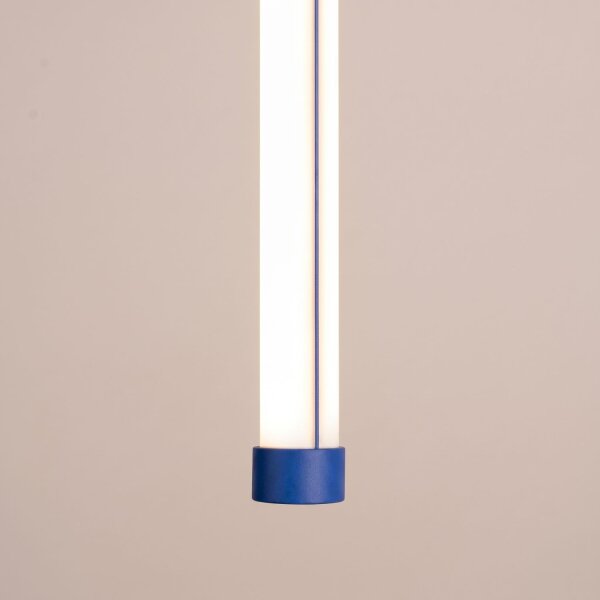 LED Pendelleuchte dimmbar Stahl Ultramarin 3000K B:3 cm