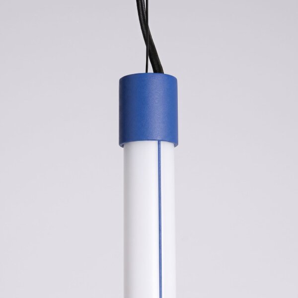 LED Pendelleuchte dimmbar Stahl Ultramarin 3000K B:3 cm
