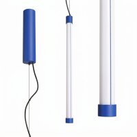 LED Pendelleuchte dimmbar Stahl Ultramarin 3000K B:3 cm