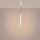 LED Hängelampe dimmbar Push-DIM Stahl Weiß 3000K B:3 cm