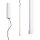 LED Pendelleuchte dimmbar Push-DIM Weiß 4000K B:3 cm