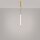 LED Hängelampe dimmbar Push-DIM Gelb Stahl 4000K B:3 cm
