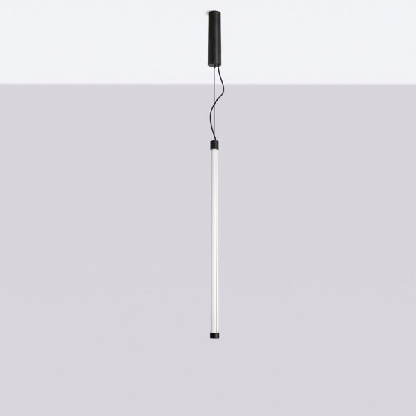 LED Pendelleuchte dimmbar Schwarz Push-DIM 3000K L:3 cm