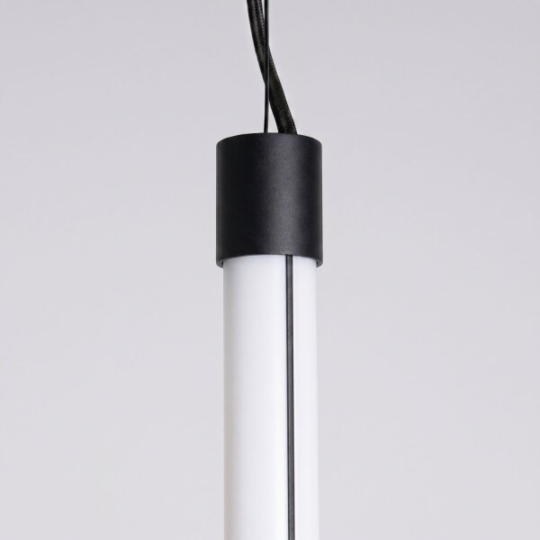 LED Pendelleuchte dimmbar Schwarz Push-DIM 3000K L:3 cm