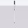 LED Pendelleuchte dimmbar Schwarz Push-DIM 3000K L:3 cm
