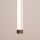 LED Pendelleuchte dimmbar Push-DIM Braun 3000K L:3 cm