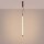 LED Hängelampe dimmbar Burgund 3000K L:3 cm Modern