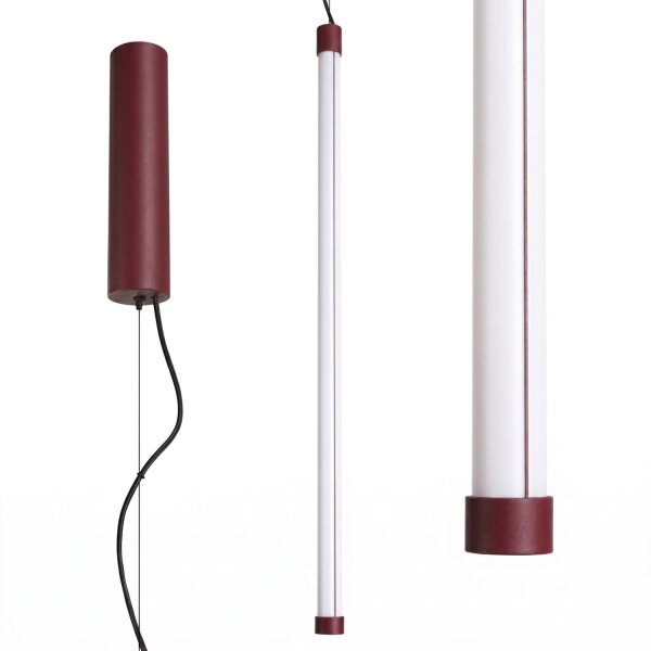 LED Pendelleuchte dimmbar Burgund 4000K L:3 cm Modern
