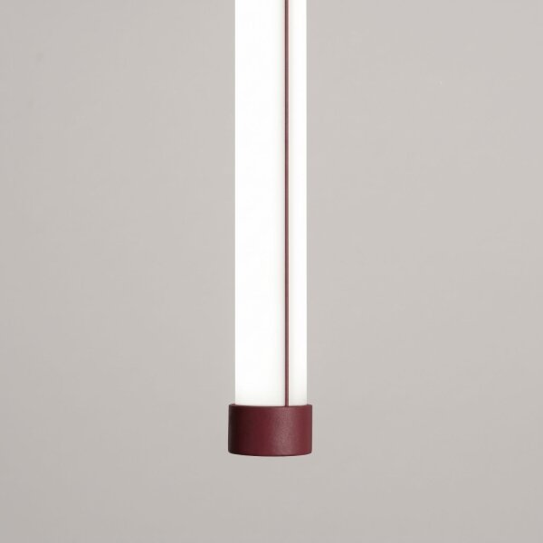 LED Pendelleuchte dimmbar Burgund 4000K L:3 cm Modern